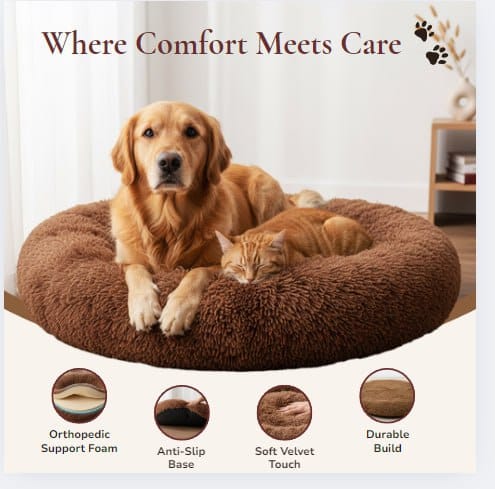 Comfy Dog and Cat Bed
